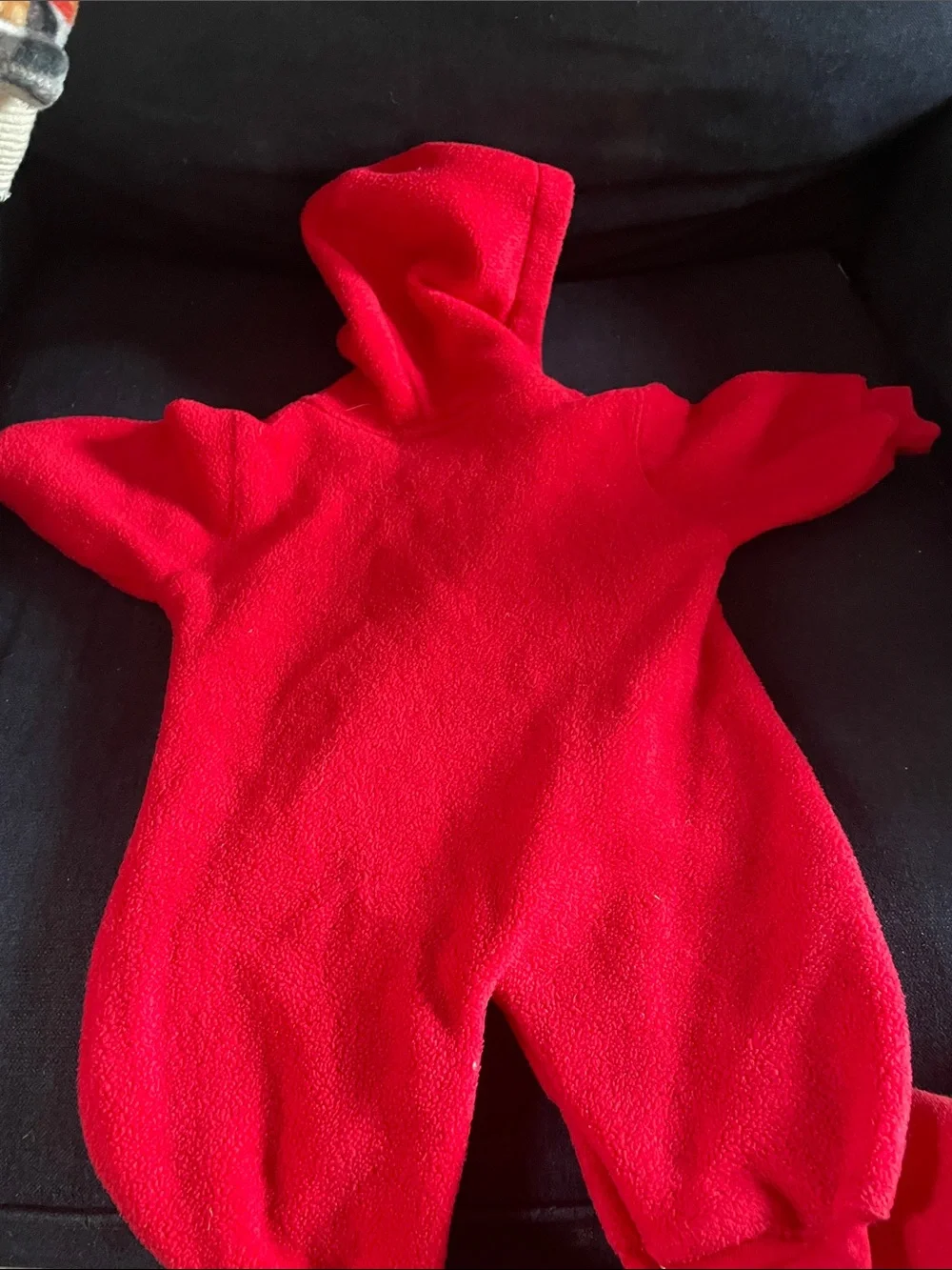 Ohio State Red Hooded Baby One-Piece Footie
